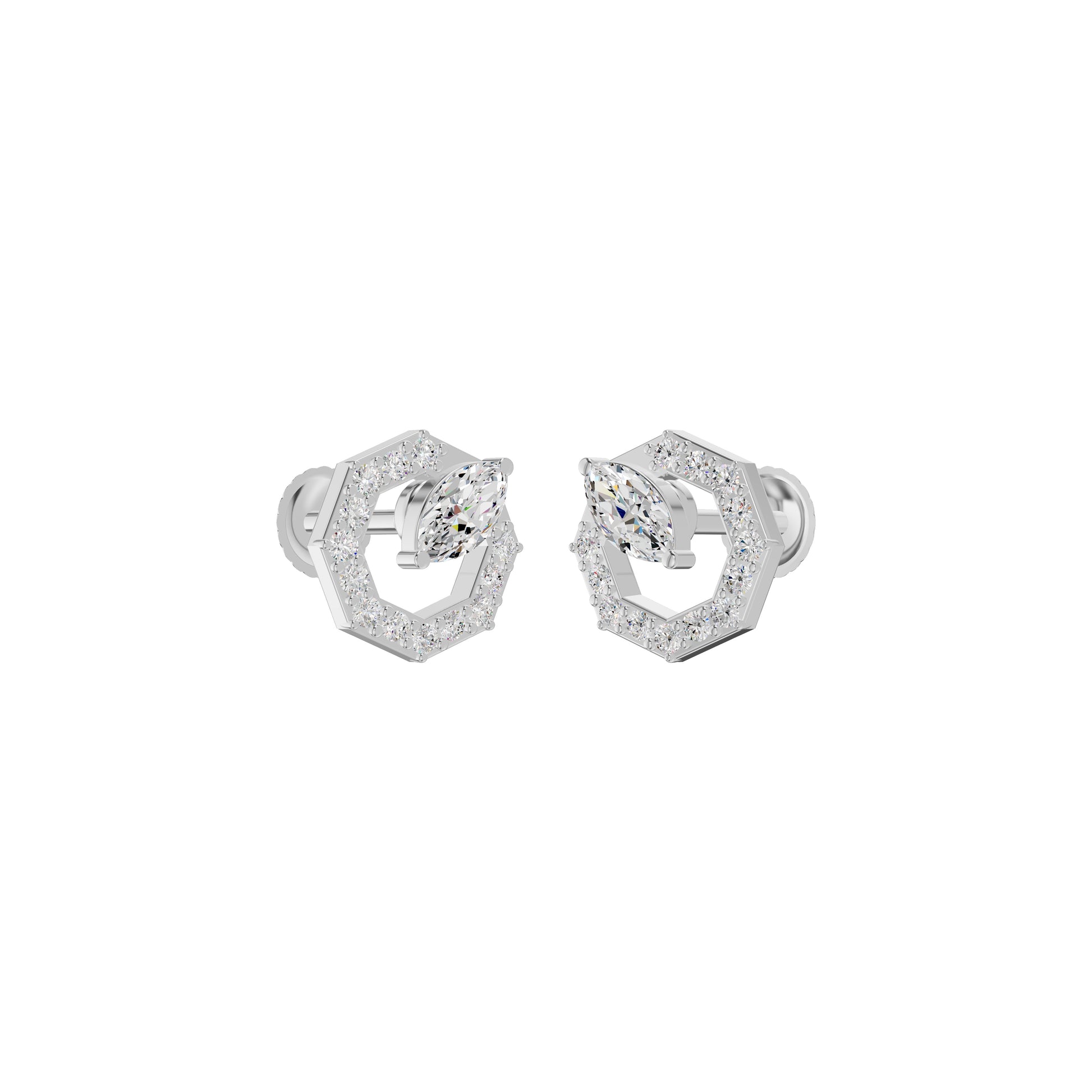 DER001409 18 KT / White Gold