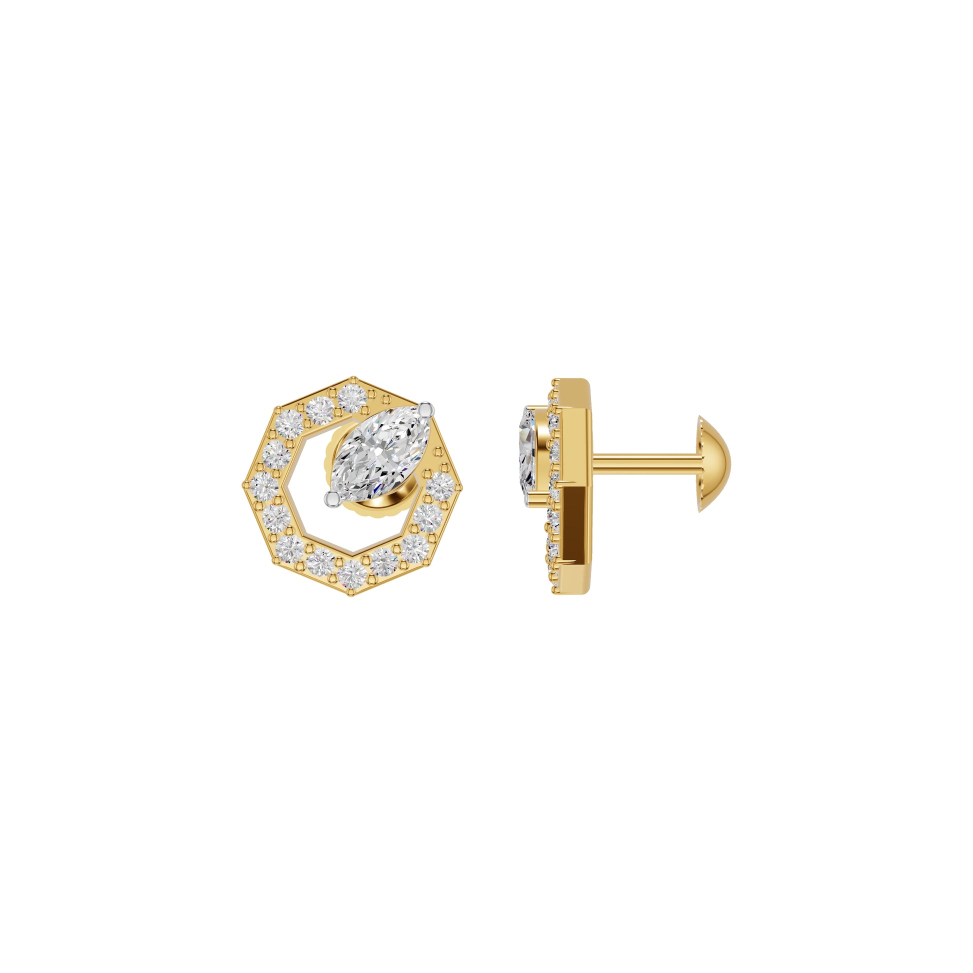 DER001409 18 KT / Yellow Gold