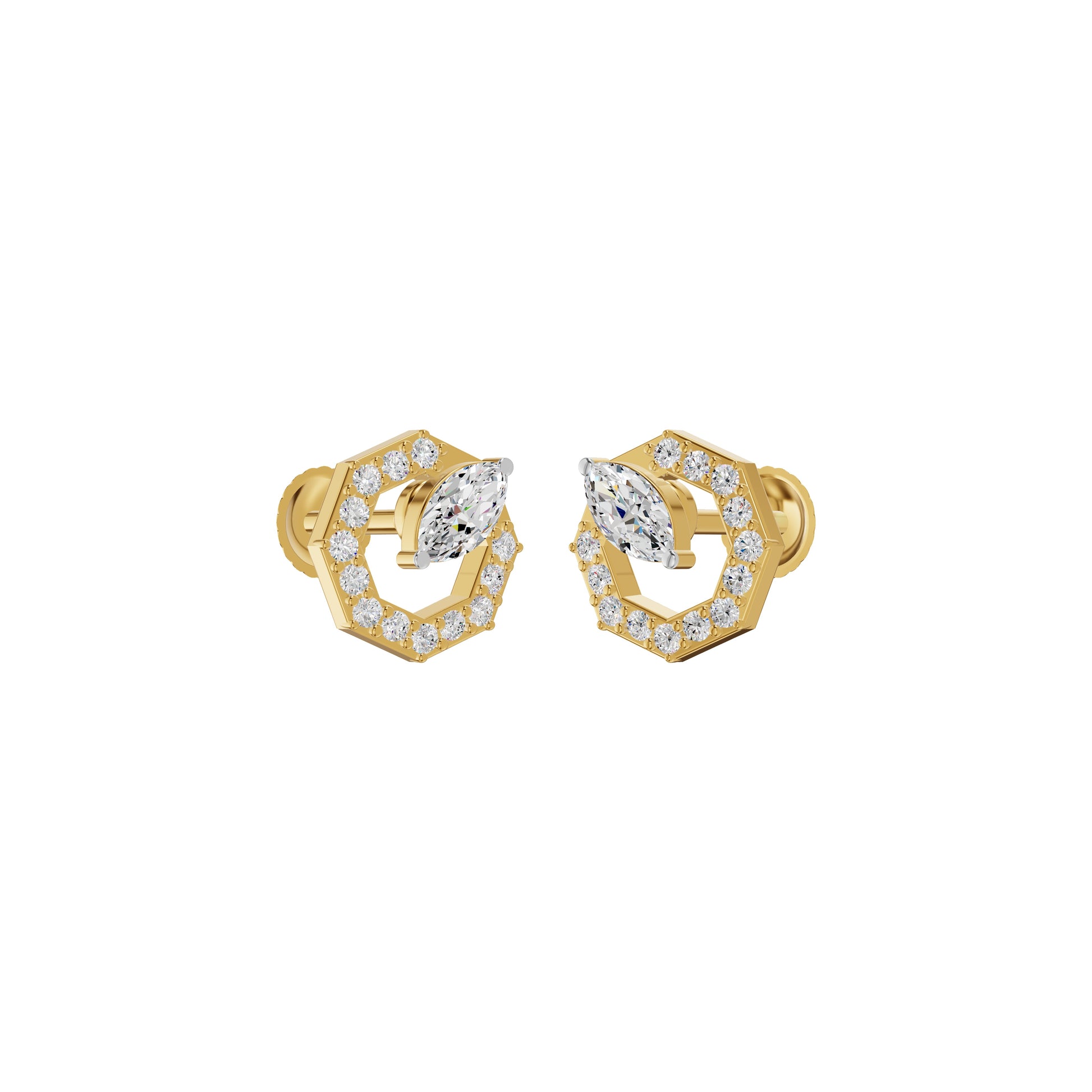 DER001409 18 KT / Yellow Gold