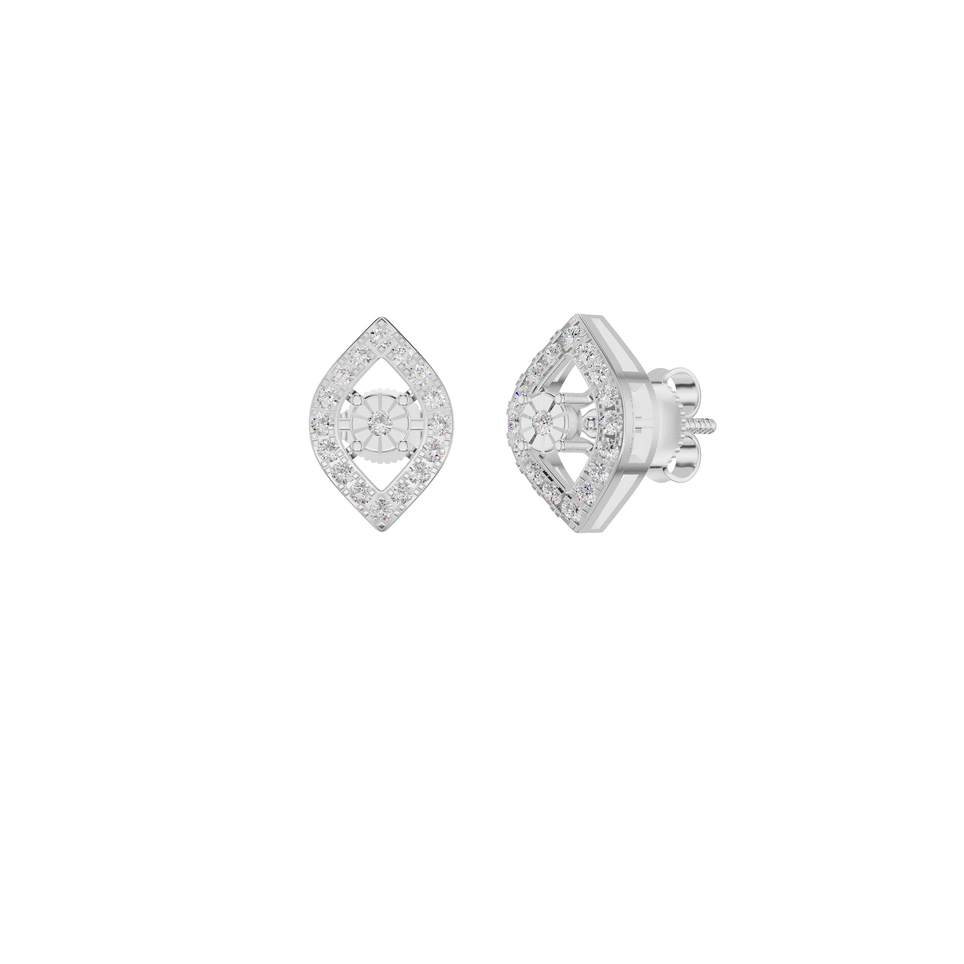 DER001410 18 KT / White Gold