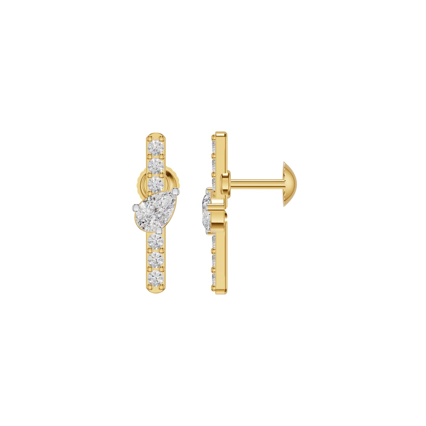 DER001420 18 KT / Yellow Gold