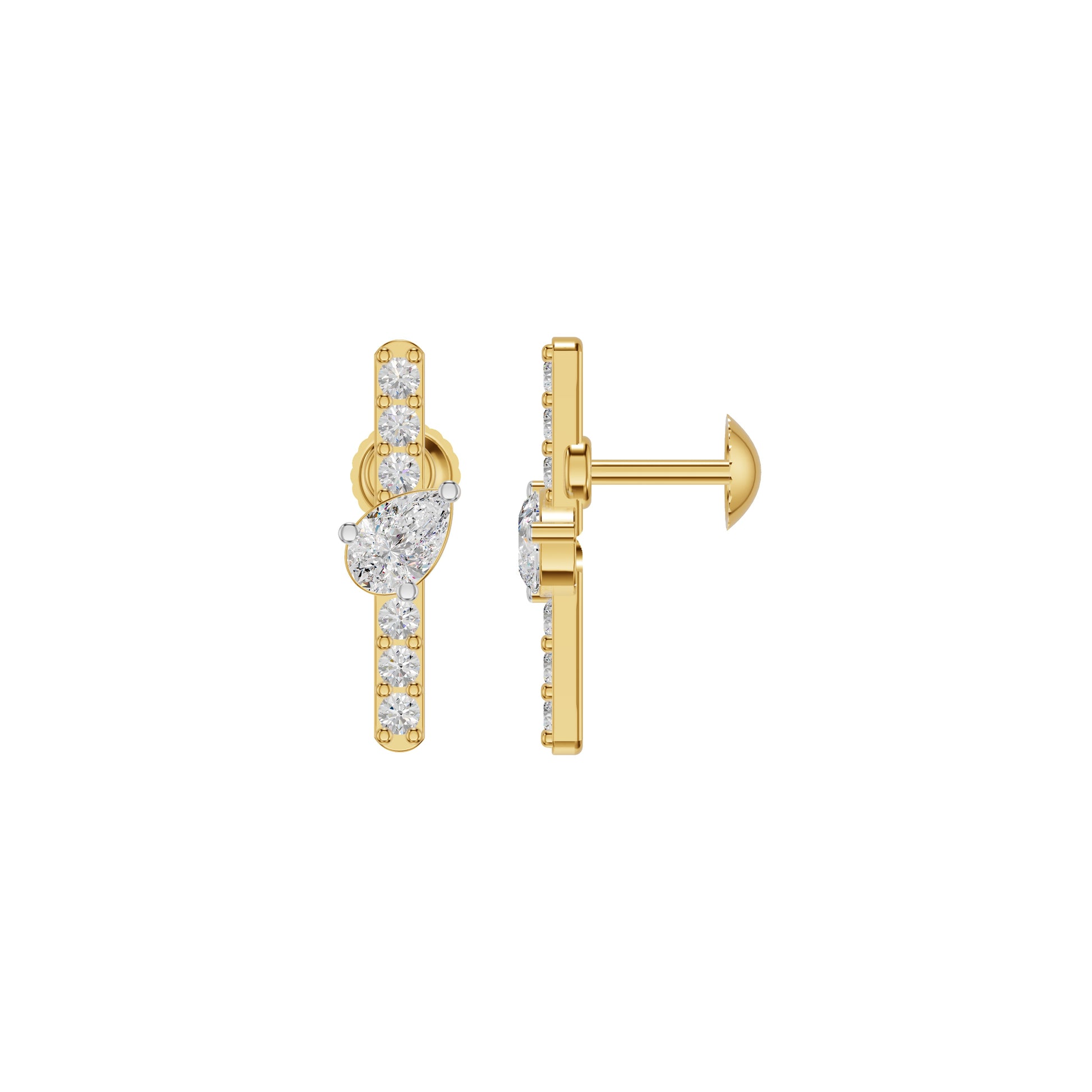 DER001420 18 KT / Yellow Gold