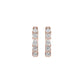 Lumi Stack Diamond Bali Earrings 18 KT / Rose Gold