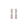 Lumi Stack Diamond Bali Earrings 18 KT / Rose Gold