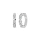 Lumi Stack Diamond Bali Earrings 18 KT / White Gold
