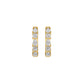 Lumi Stack Diamond Bali Earrings 18 KT / Yellow Gold