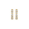 Lumi Stack Diamond Bali Earrings 18 KT / Yellow Gold