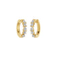 Lumi Stack Diamond Bali Earrings 18 KT / Yellow Gold