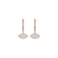 Prism Trail Diamond Drop Earrings 18 KT / Rose Gold