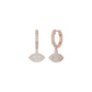 Prism Trail Diamond Drop Earrings 18 KT / Rose Gold