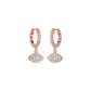 Prism Trail Diamond Drop Earrings 18 KT / Rose Gold