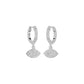 Prism Trail Diamond Drop Earrings 18 KT / White Gold