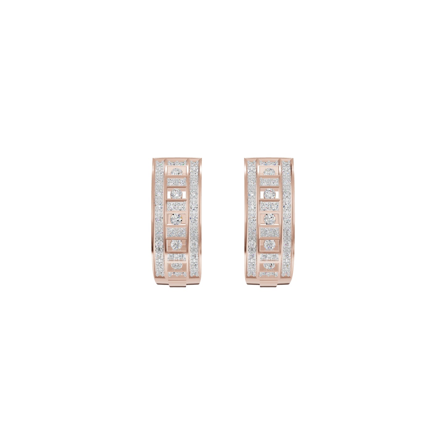 Regalia Diamond Hoops Earrings