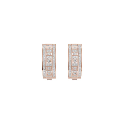 Regalia Diamond Hoops Earrings