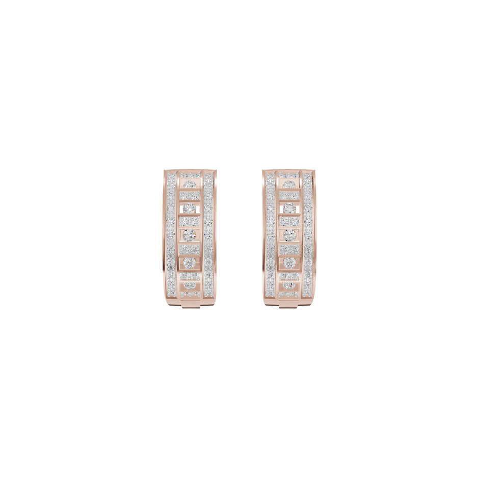 Regalia Diamond Hoops Earrings
