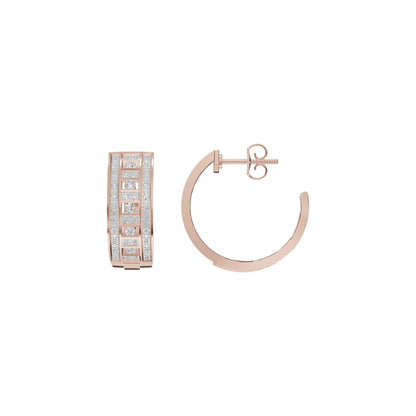Regalia Diamond Hoops Earrings