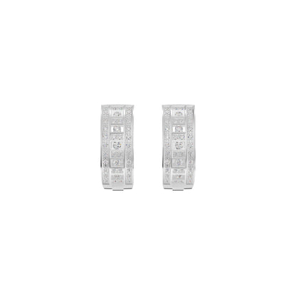 Regalia Diamond Hoops Earrings