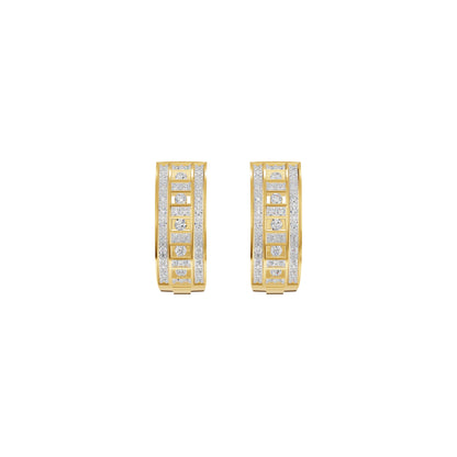 Regalia Diamond Hoops Earrings