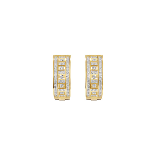 Regalia Diamond Hoops Earrings