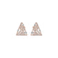 Delicate Triangle Diamond Studs