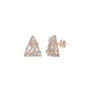 Delicate Triangle Diamond Studs