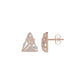 Delicate Triangle Diamond Studs