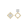 Prism Drop Diamond Stud Earrings 18 KT / Yellow Gold