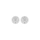 Wheel Diamond Stud Earrings