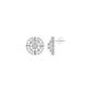 Wheel Diamond Stud Earrings
