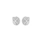 Wheel Diamond Stud Earrings