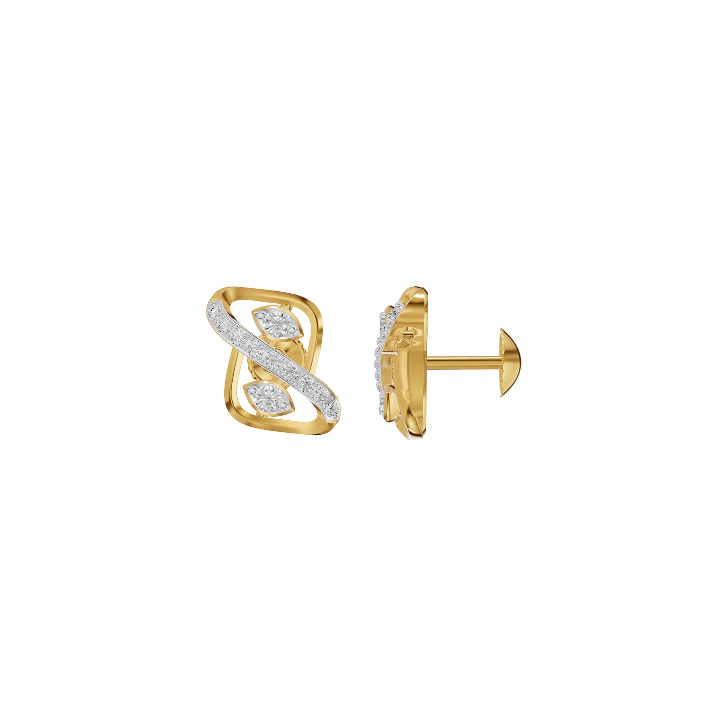 DER001497 18 KT / Yellow Gold