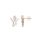 Valerique Drop Diamond Earrings 18 KT / Yellow Gold