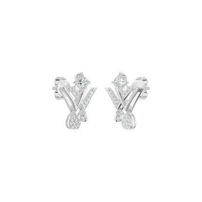 Valerique Drop Diamond Earrings 18 KT / Yellow Gold