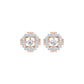 Geovelle Frame Diamond Earrings 18 KT / Yellow Gold