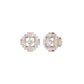 Geovelle Frame Diamond Earrings 18 KT / Yellow Gold