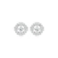 Geovelle Frame Diamond Earrings 18 KT / Yellow Gold