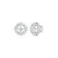 Geovelle Frame Diamond Earrings 18 KT / Yellow Gold