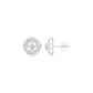 Geovelle Frame Diamond Earrings 18 KT / Yellow Gold