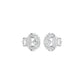 Geovelle Frame Diamond Earrings 18 KT / Yellow Gold