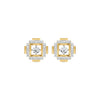 Geovelle Frame Diamond Earrings 18 KT / Yellow Gold