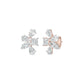 Floravanta Princess Diamond Earrings 18 KT / Yellow Gold