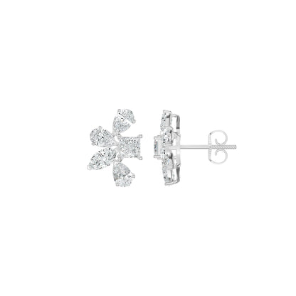 Floravanta Princess Diamond Earrings 18 KT / Yellow Gold