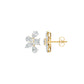Floravanta Princess Diamond Earrings 18 KT / Yellow Gold