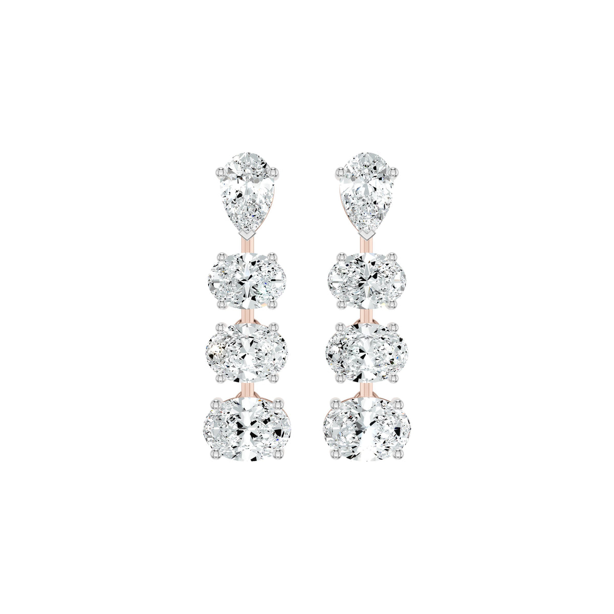 Cascadeva Diamond Earrings 18 KT / Yellow Gold