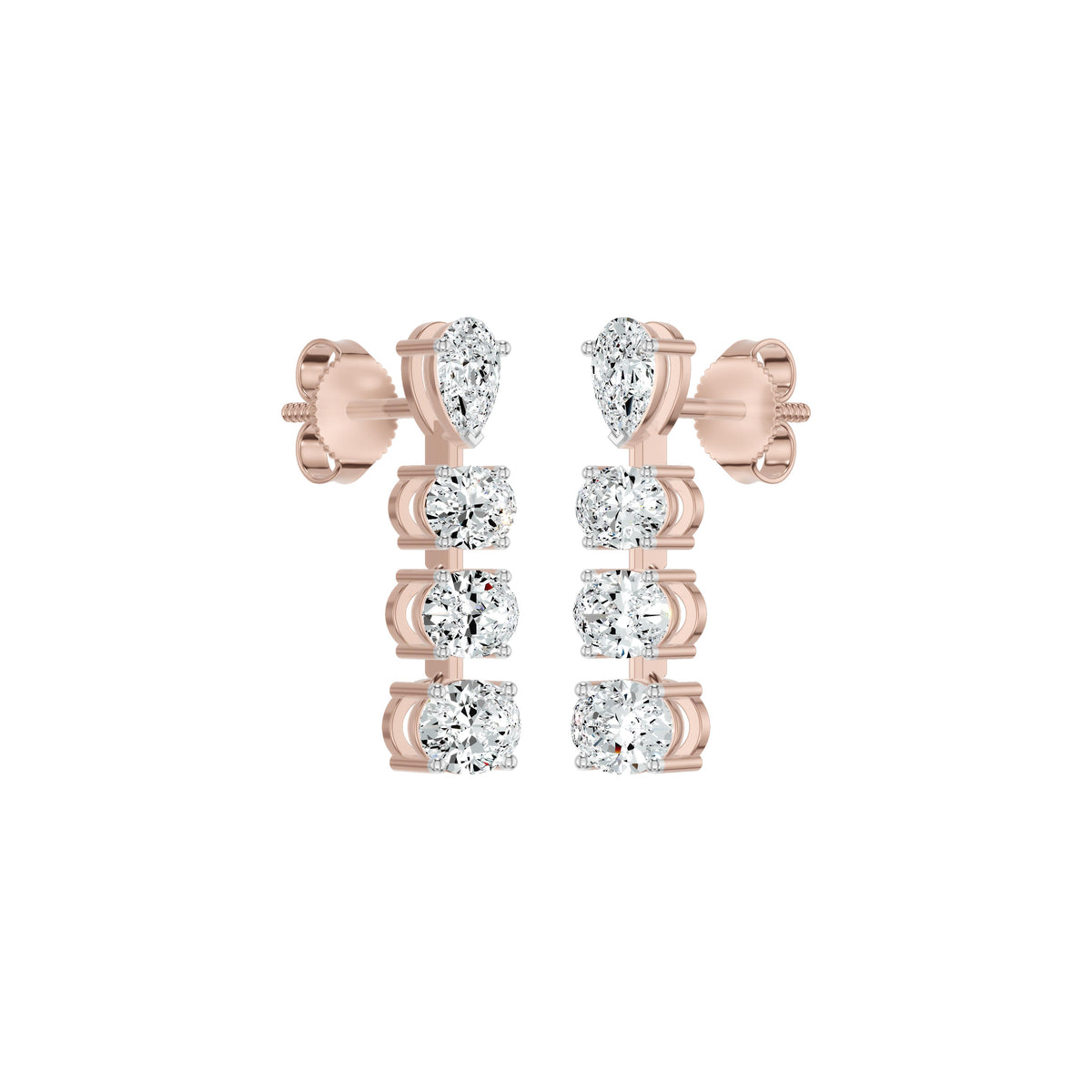 Cascadeva Diamond Earrings 18 KT / Yellow Gold