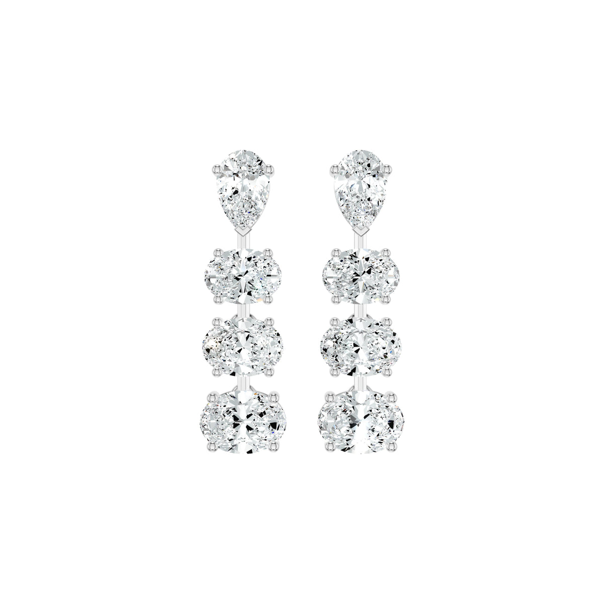 Cascadeva Diamond Earrings 18 KT / Yellow Gold