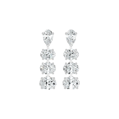 Cascadeva Diamond Earrings 18 KT / Yellow Gold