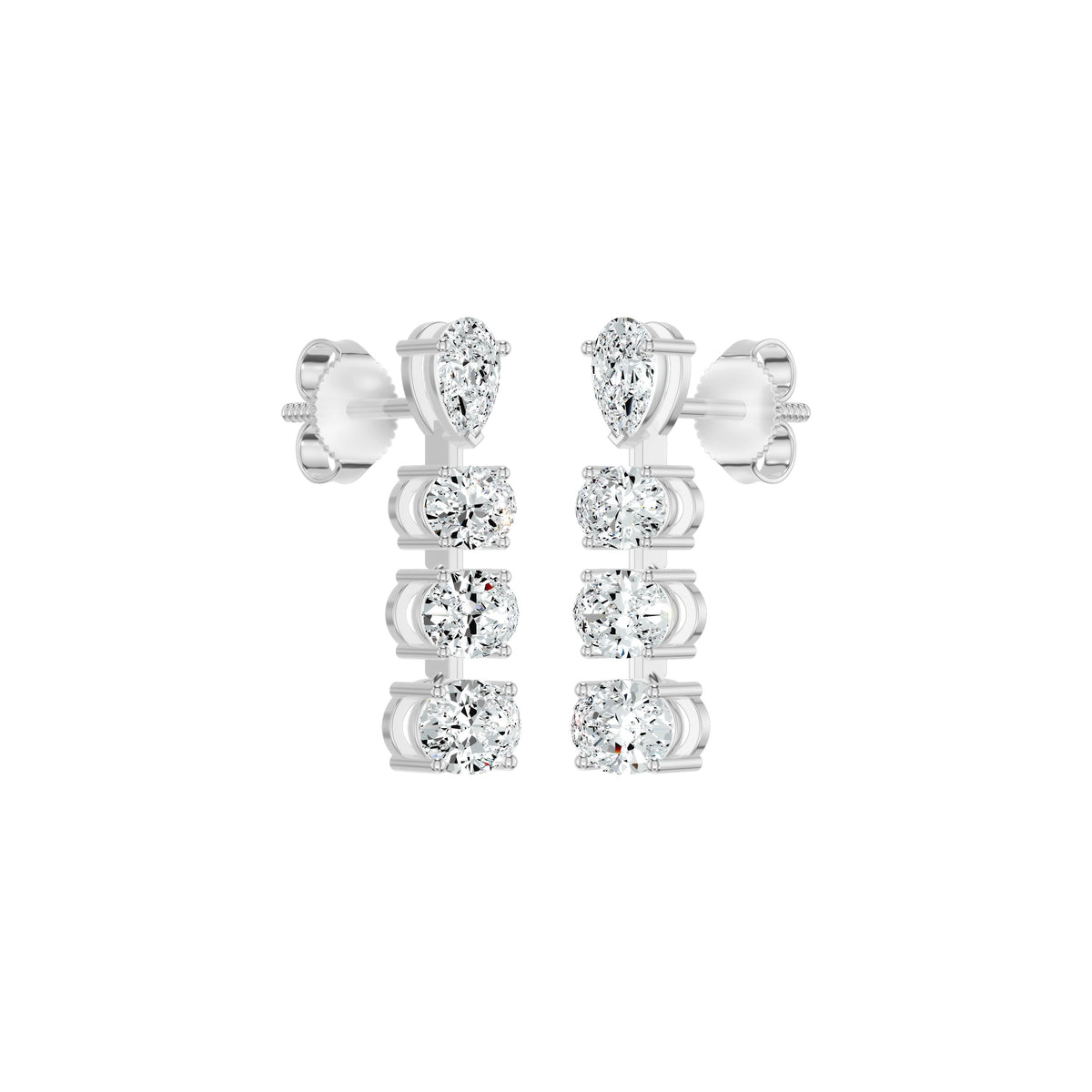 Cascadeva Diamond Earrings 18 KT / Yellow Gold