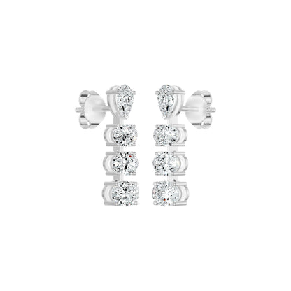 Cascadeva Diamond Earrings 18 KT / Yellow Gold