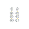 Cascadeva Diamond Earrings 18 KT / Yellow Gold